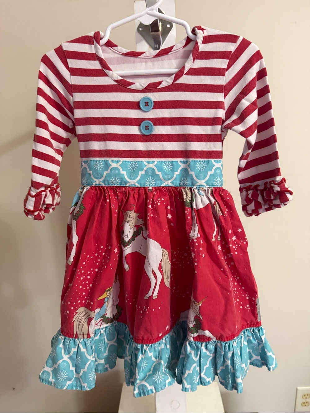 Eleanor Rose Christmas Starlight Unicorn Dress